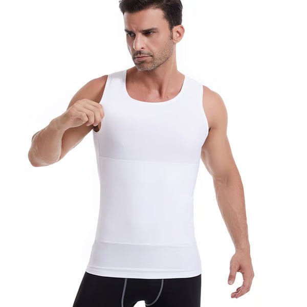 š„Men's Sleeveless Solid Shapewear Undershirt
