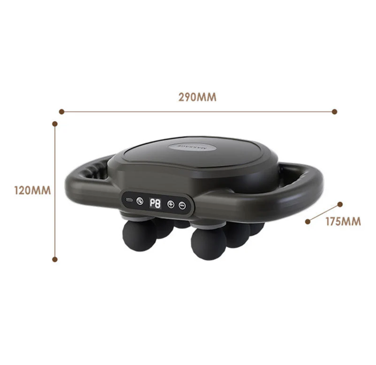 Multi-Functional Automatic 12-Head Muscle Massage Gun