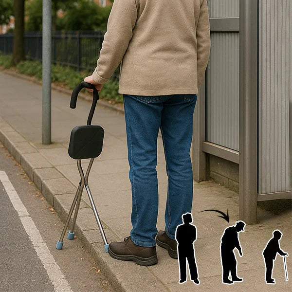 Folding walking stick (One Year Warranty)