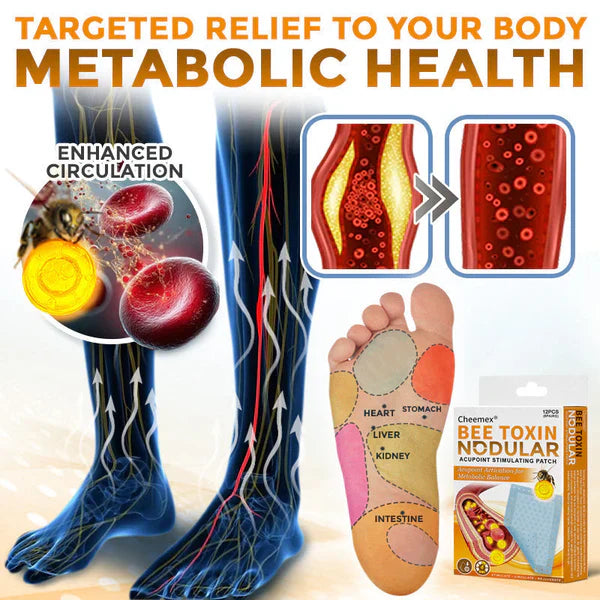 Cheemex® Bee Toxin Nodular Acupoint Stimulating Patch  Treats Diabesity, Obesity, High Blood Sugar Level