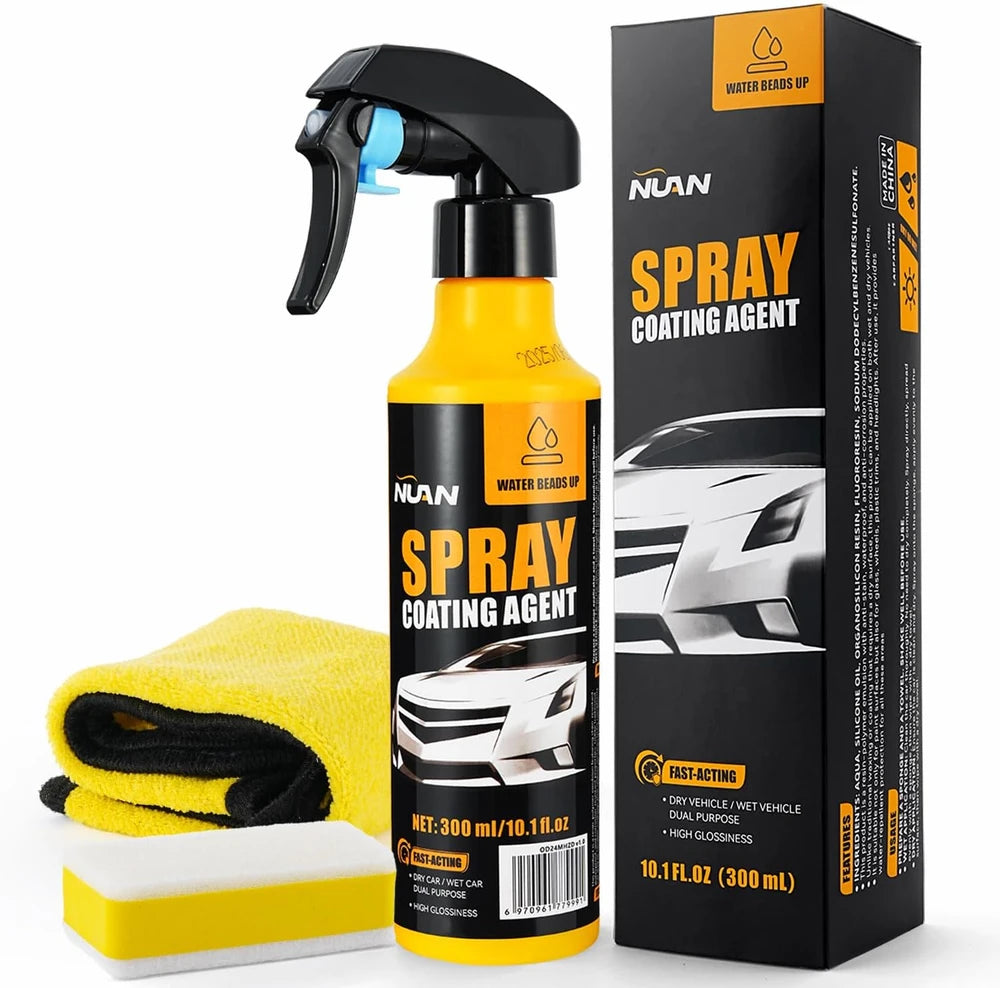 NUAN Nano Hydrophobic Ceramic Coating Spray Kit