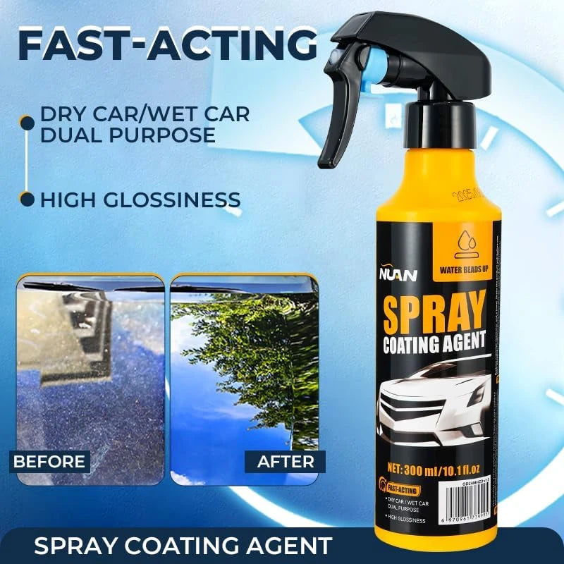 NUAN Nano Hydrophobic Ceramic Coating Spray Kit