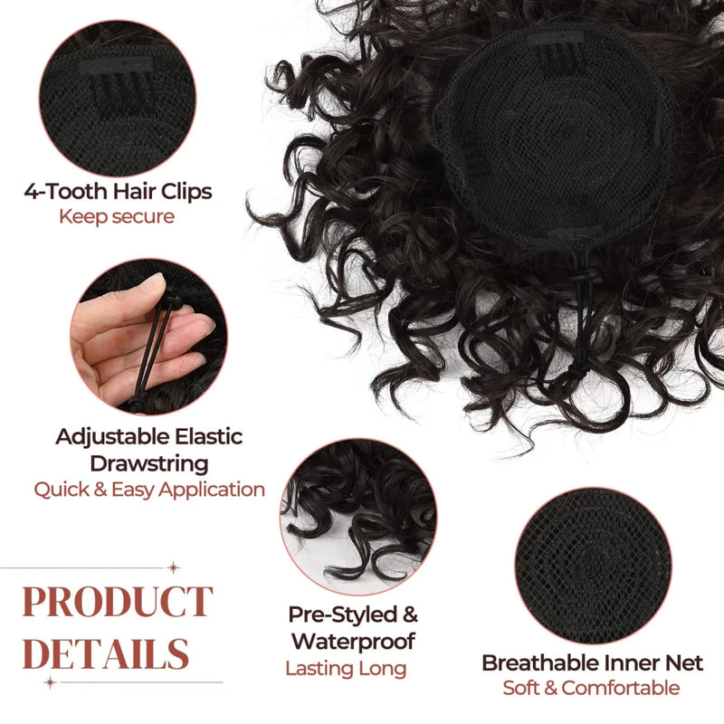 Curly Ponytail Extension Chignon