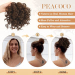Curly Ponytail Extension Chignon