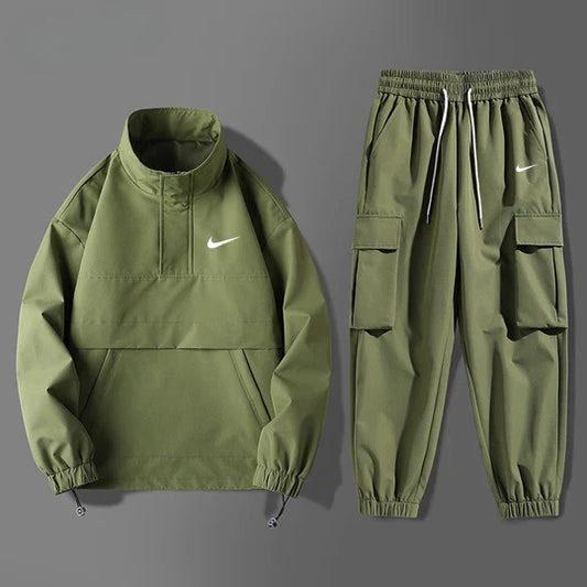 Men’s Techwear Cargo Tracksuit Set