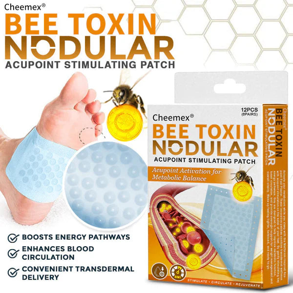 Cheemex® Bee Toxin Nodular Acupoint Stimulating Patch  Treats Diabesity, Obesity, High Blood Sugar Level