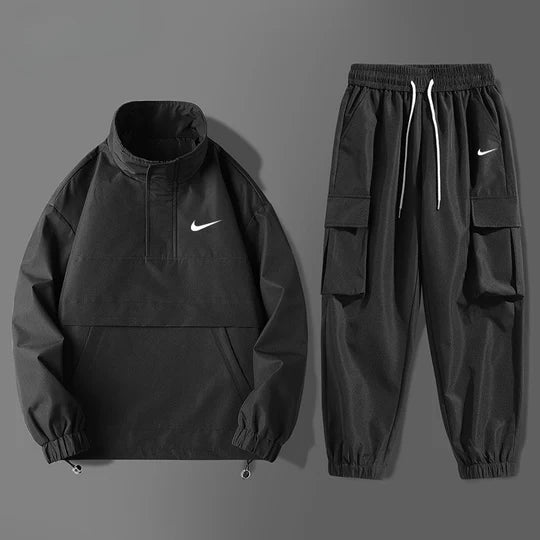 Men’s Techwear Cargo Tracksuit Set