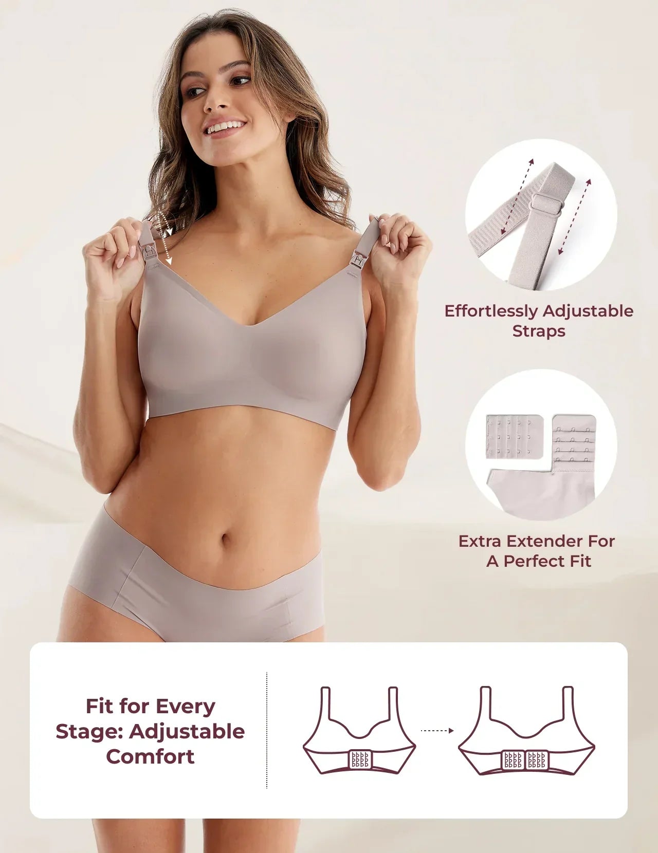 SMOOTH - Ultra Soft & Omni Maternity Nursing Bra