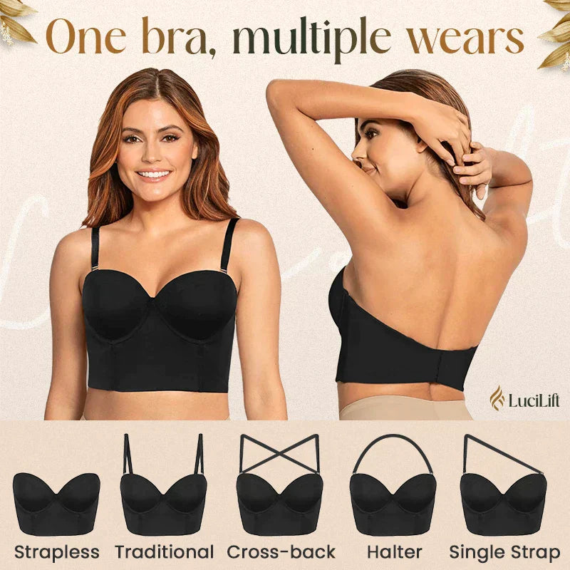 Low Back Strapless Bra