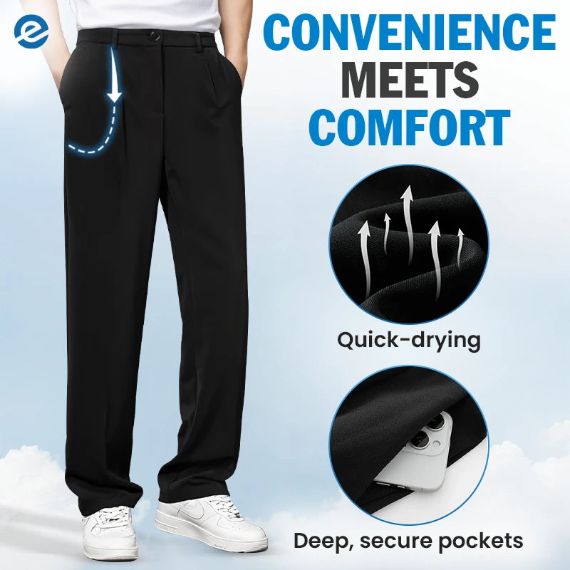 Super Stretch Ice Silk Comfort Everyday Pants