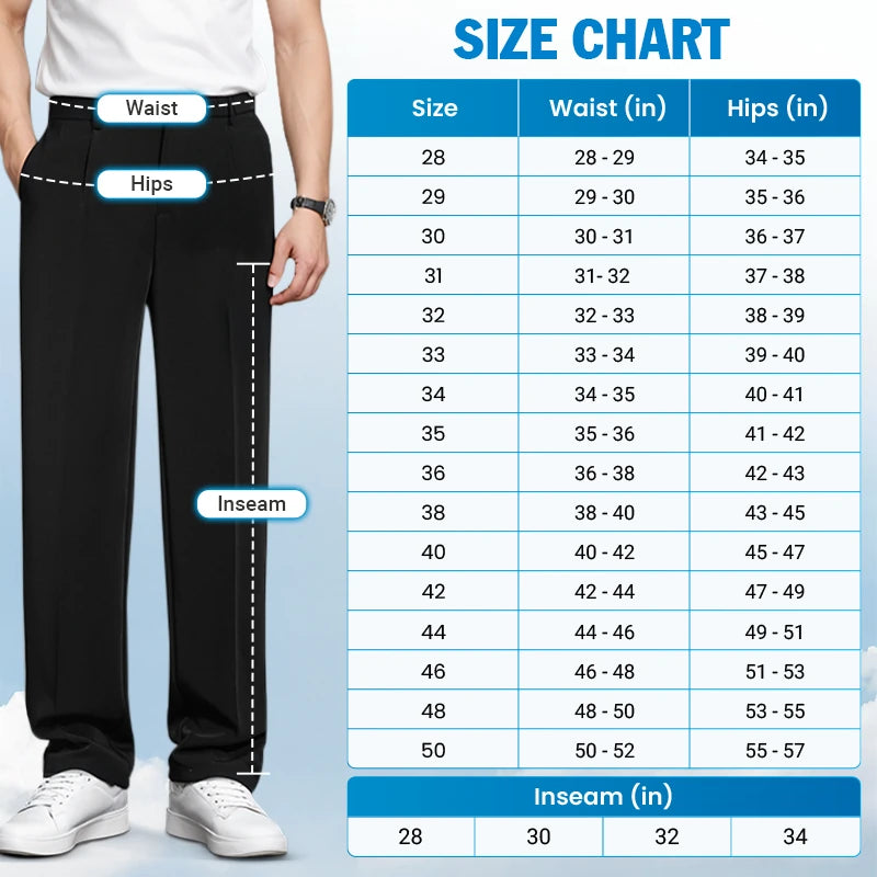 Super Stretch Ice Silk Comfort Everyday Pants