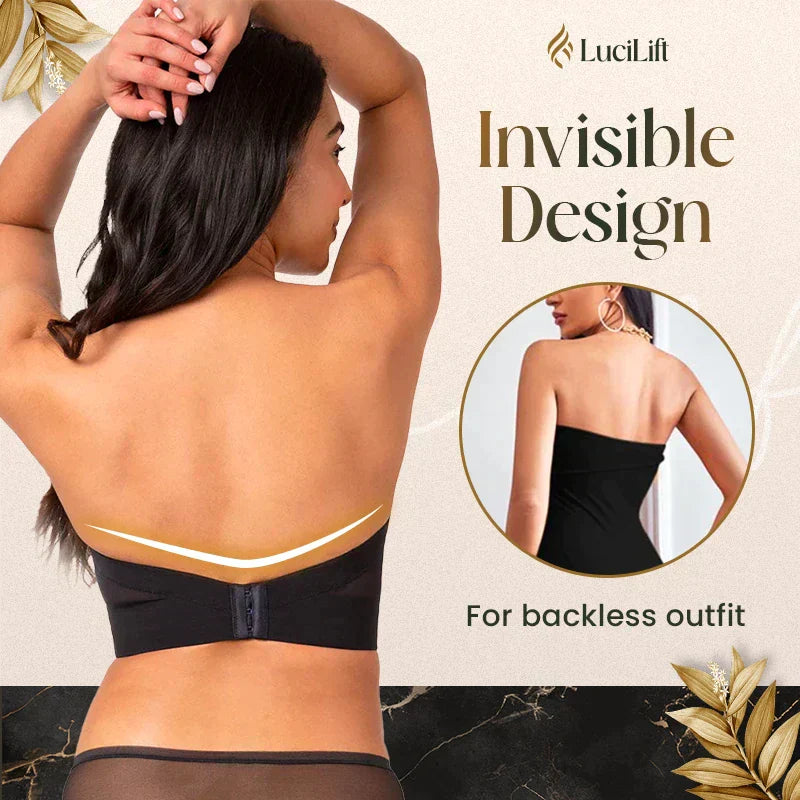 Low Back Strapless Bra