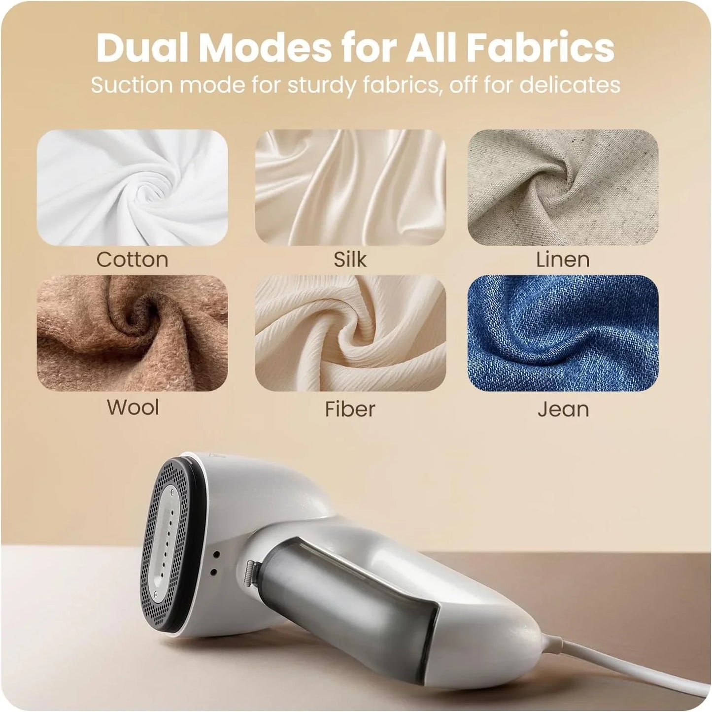 Portable Powerful Handheld Garment Steamer for Clothes & Travel