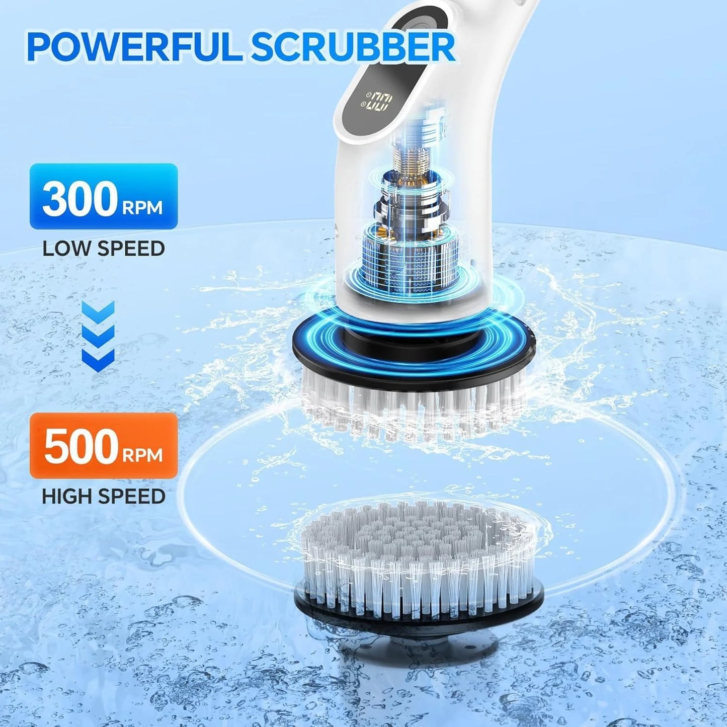 9 in 1 Electric Spin Scrubber