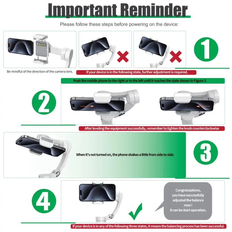 iSteady M7 Gimbal Stabilizer for Smartphone