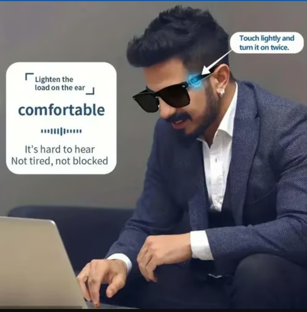 Super Black Technology✨Smart Wireless Headphone Sunglasses