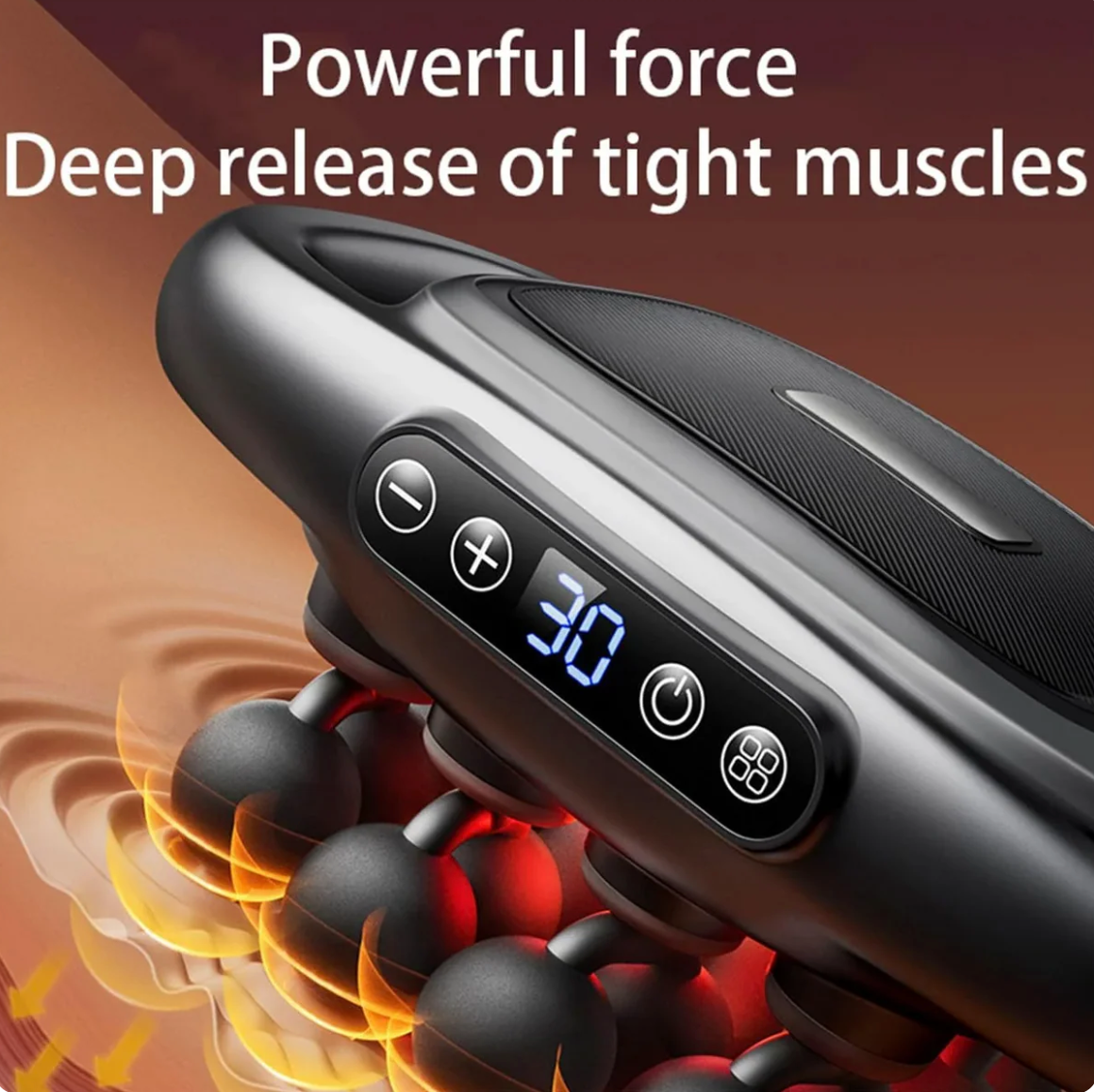 Multi-Functional Automatic 12-Head Muscle Massage Gun