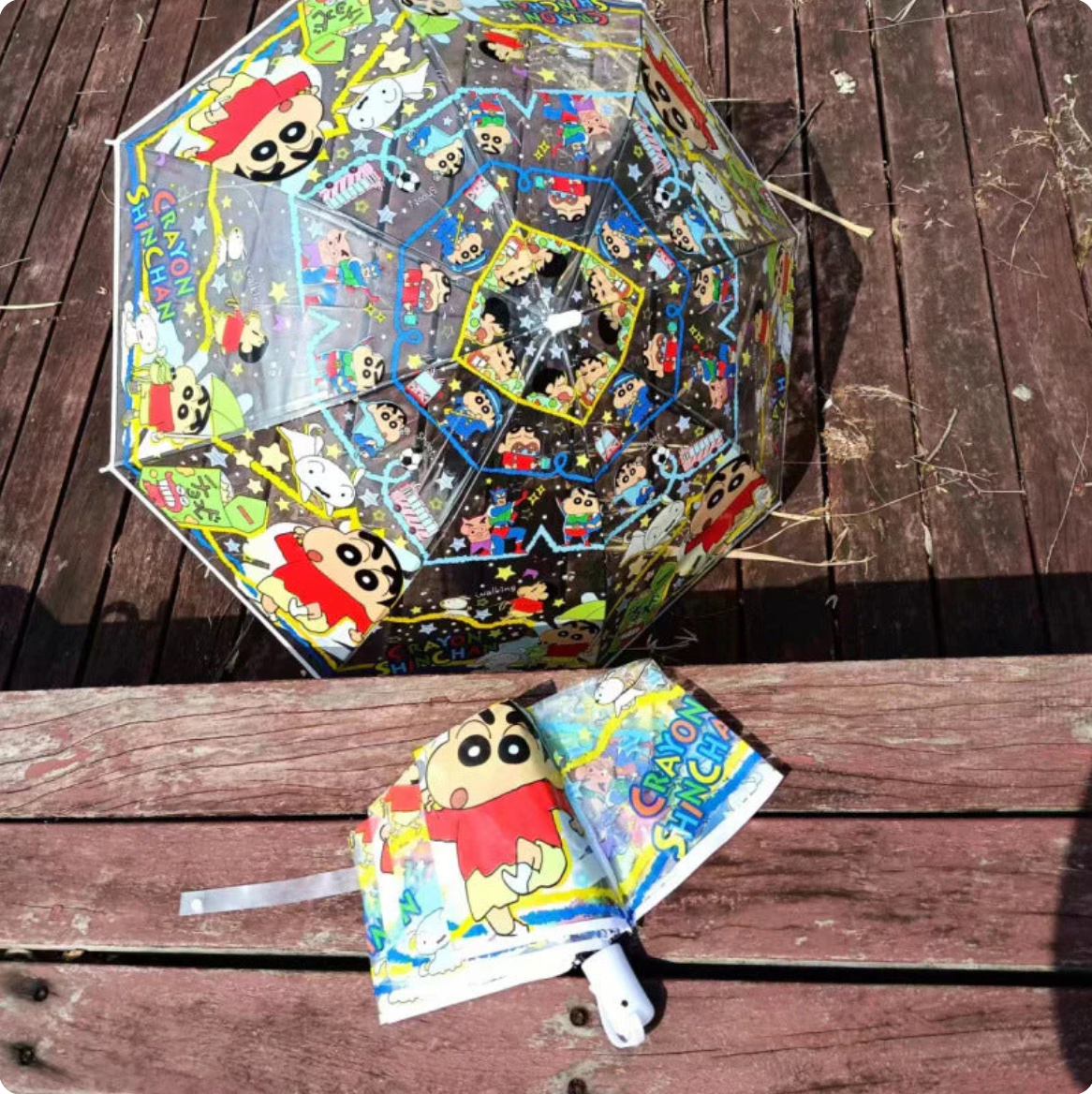 Shinchan Transparent Umbrella