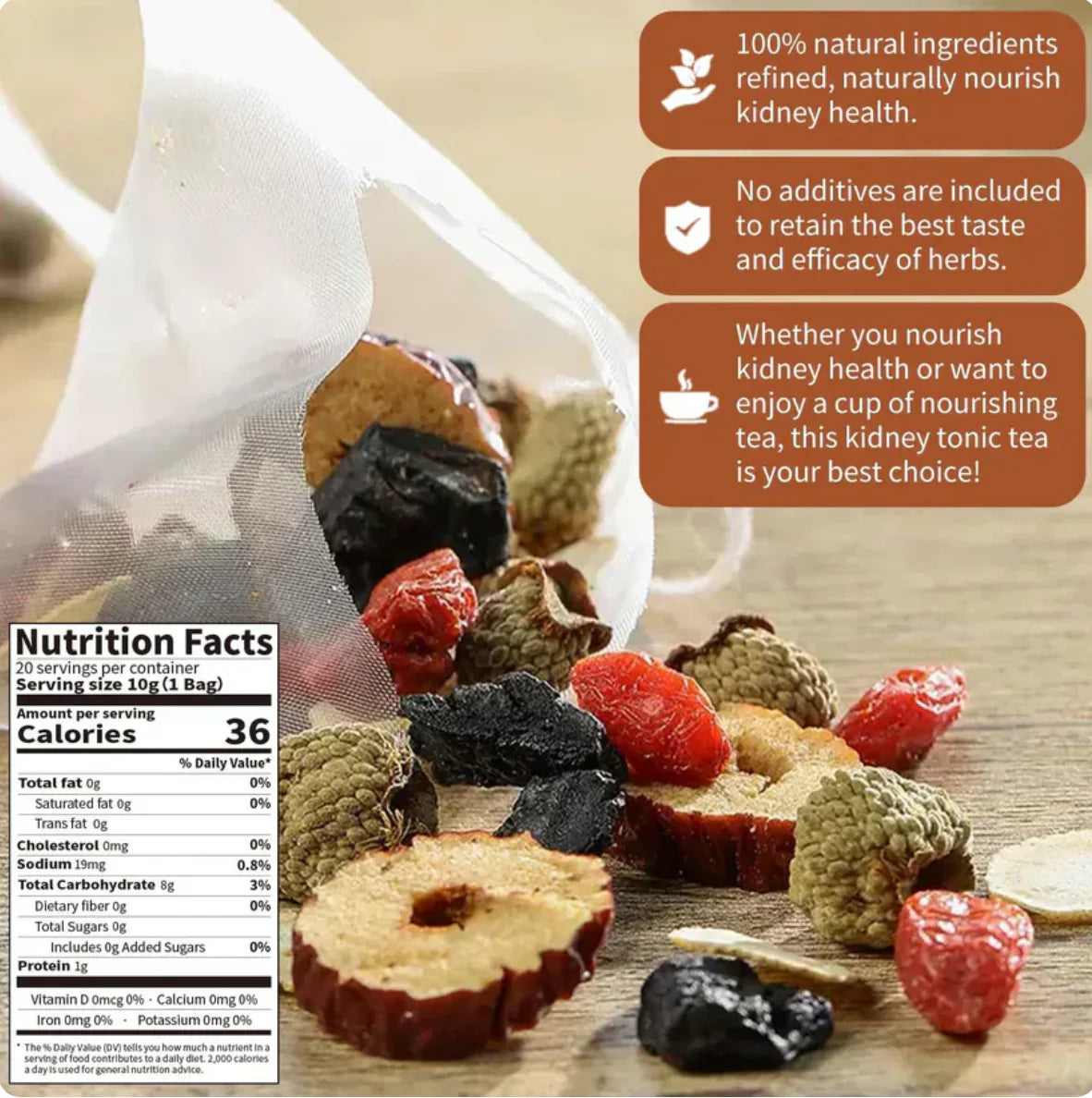 Ginseng & Mulberry Herbal Tea