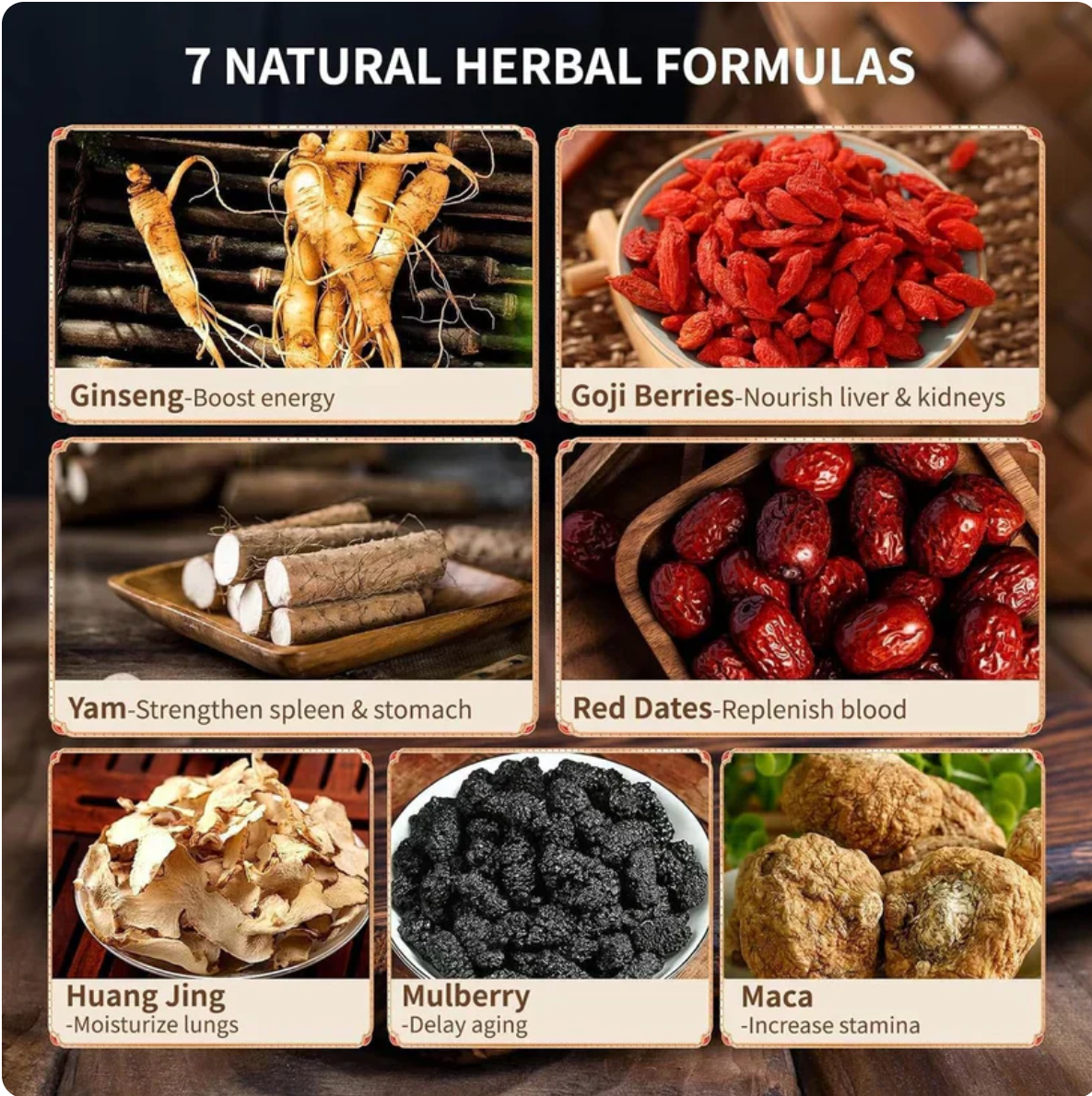 Ginseng & Mulberry Herbal Tea