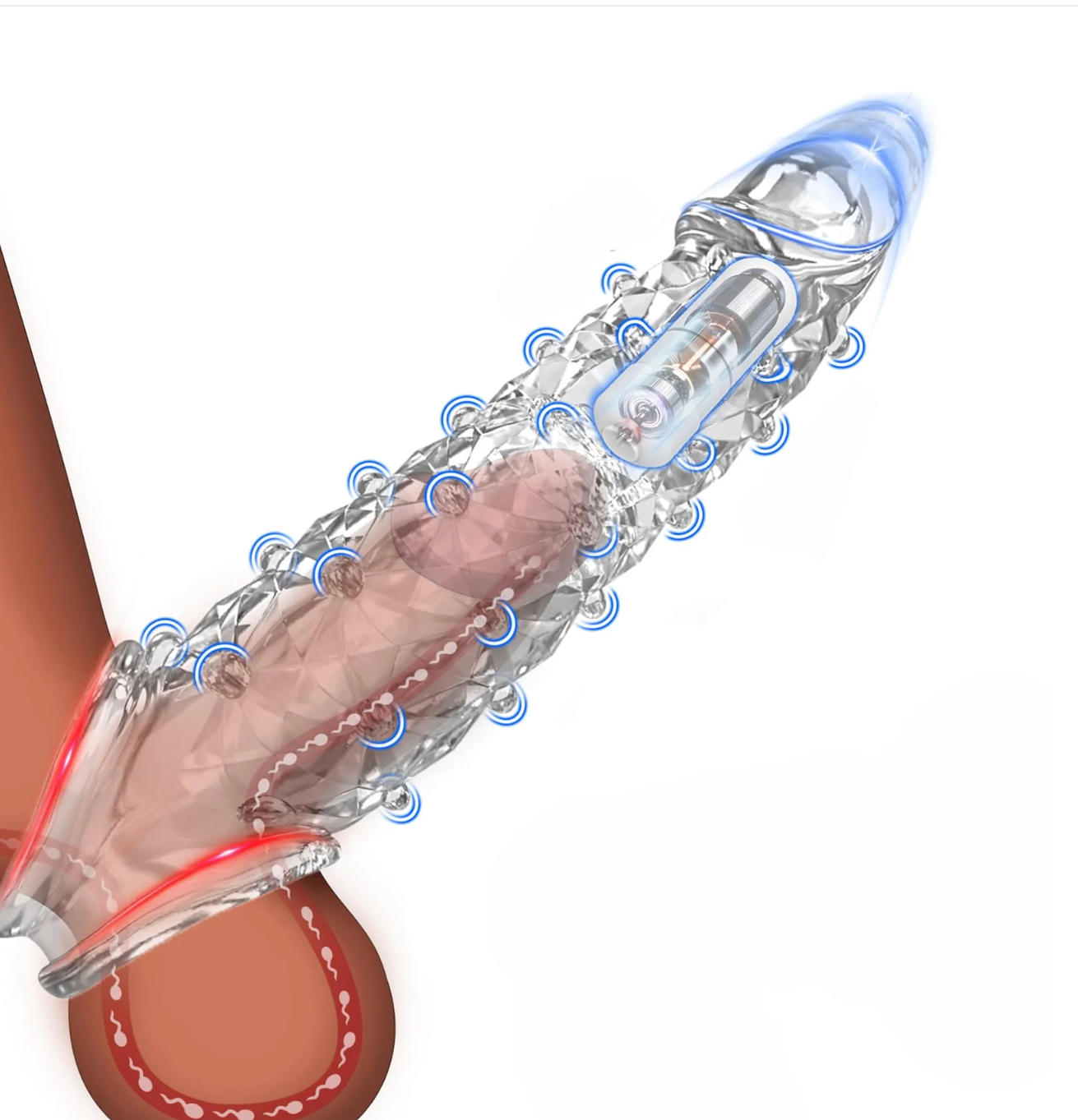 2025 HOT Deal 💥Reusable Sleeve Extension Vibrator – Makes You Longer, Harder & Unstoppable 😍