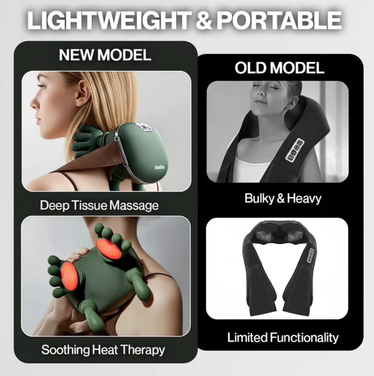 Portable Neck and Back Massager