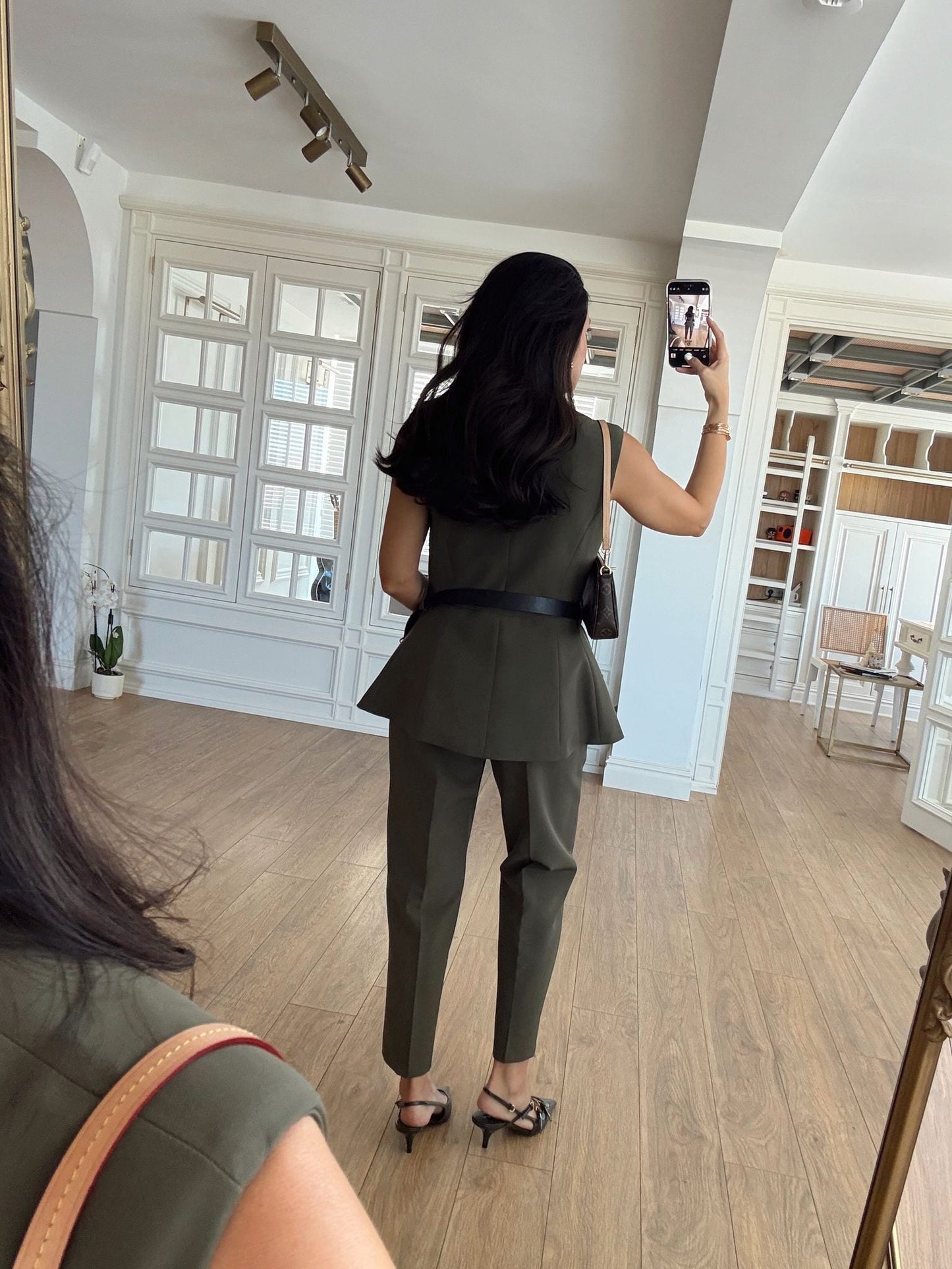 Dali Belted Flato Trouser Vest Suit