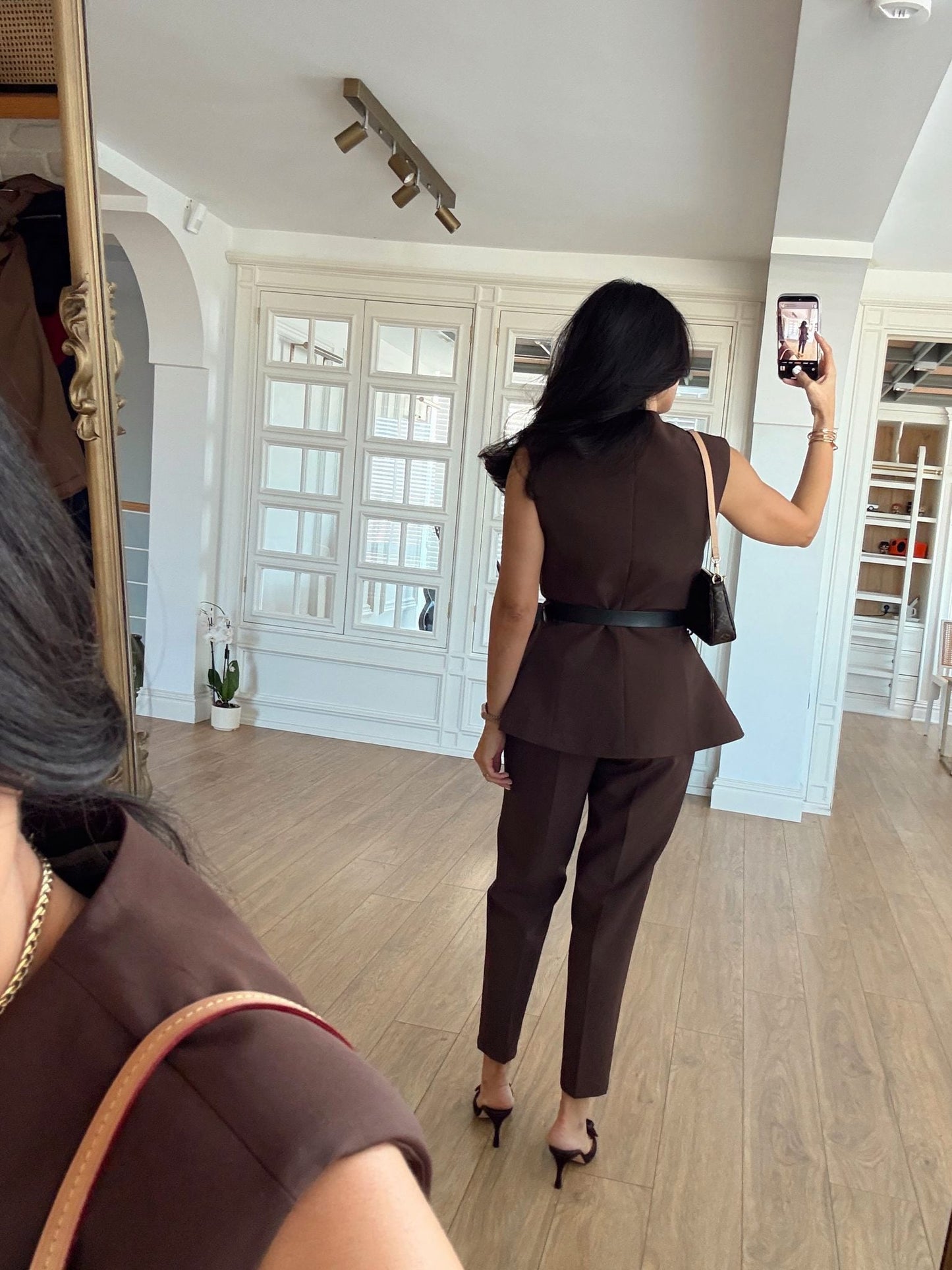 Dali Belted Flato Trouser Vest Suit