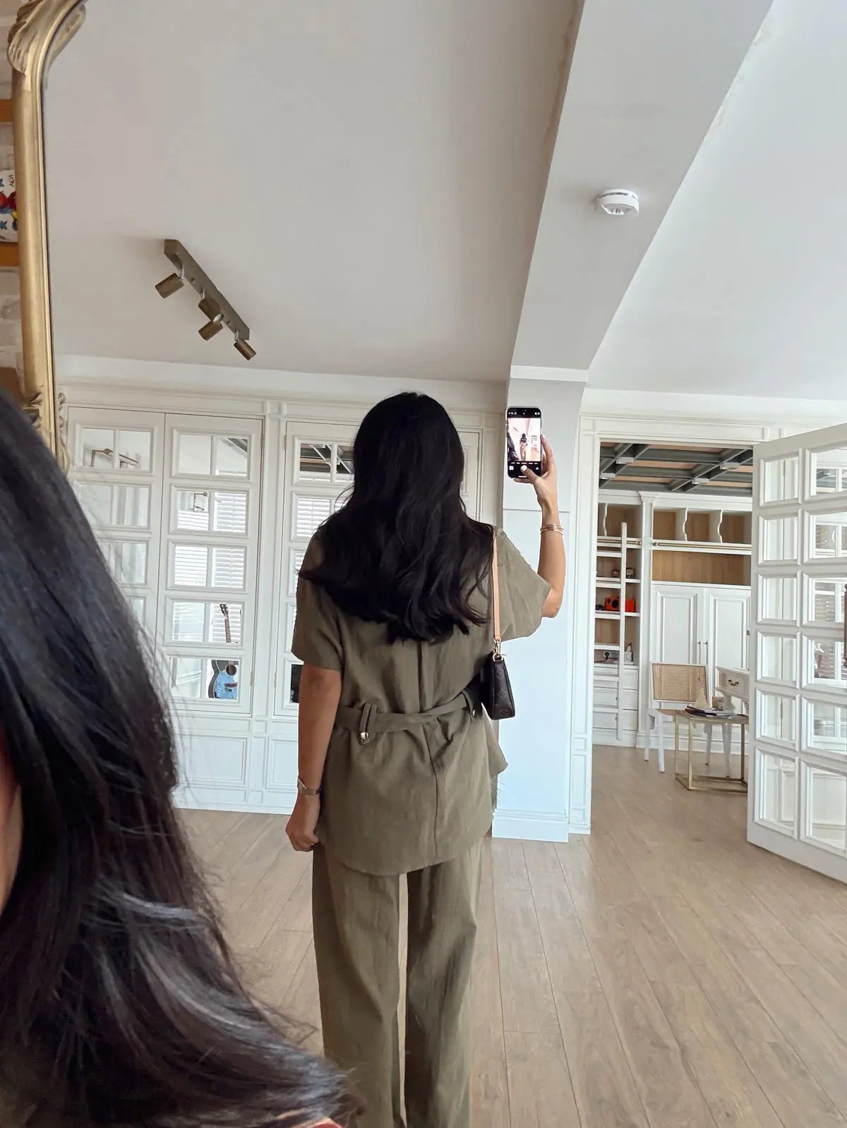 Stean Khaki Muslin Linen Set