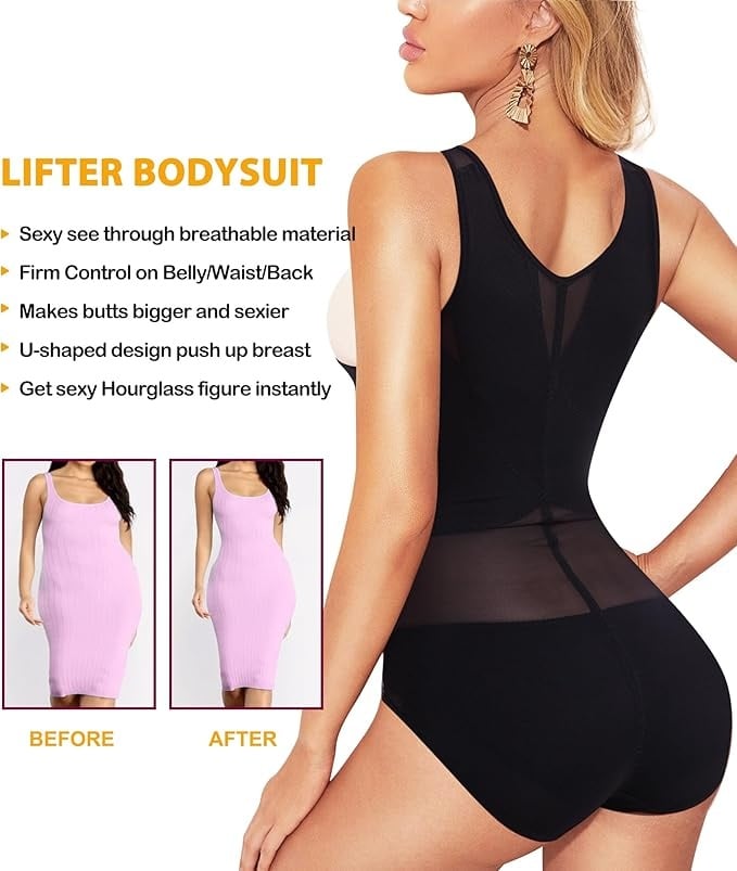 🔥Last Day Sale 49% OFF🔥High-Waist Shapewear Bodysuit – Sculpt Your Dream Curves ✨