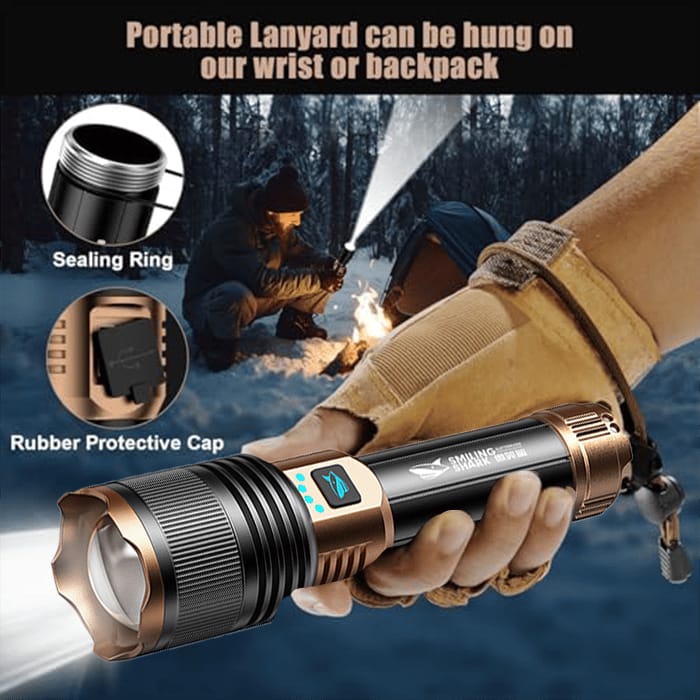 SKYFIRE LED Flashlights High Lumens with Ignition Lens