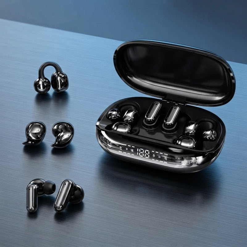 3-in-1 Bluetooth Wireless Earbuds