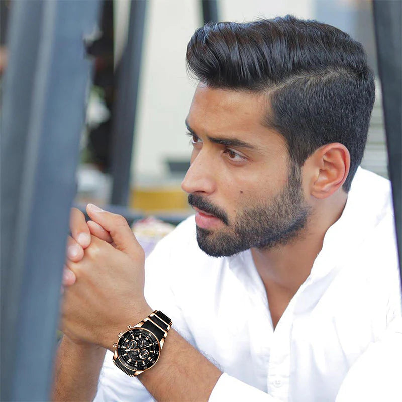 Men's Waterproof Multifunctional Quartz Watch ( Two Year Warranty)