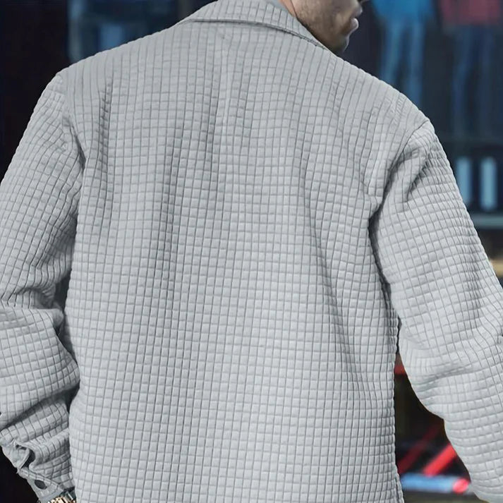 Men's Casual Fashion Solid-Color Jacket -👍Classic Style, Everyday Comfort!👔