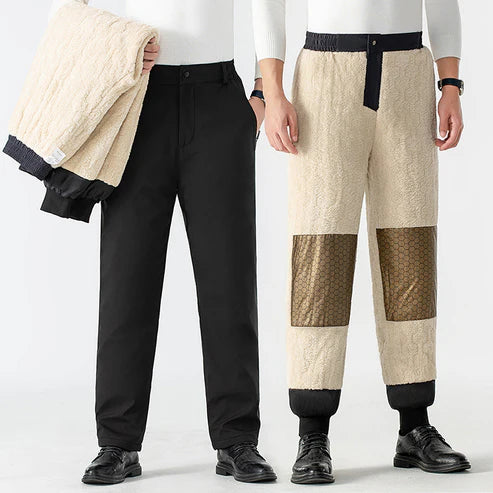 Men’s Cozy Thermal Pants With Graphene Knee Pads👖