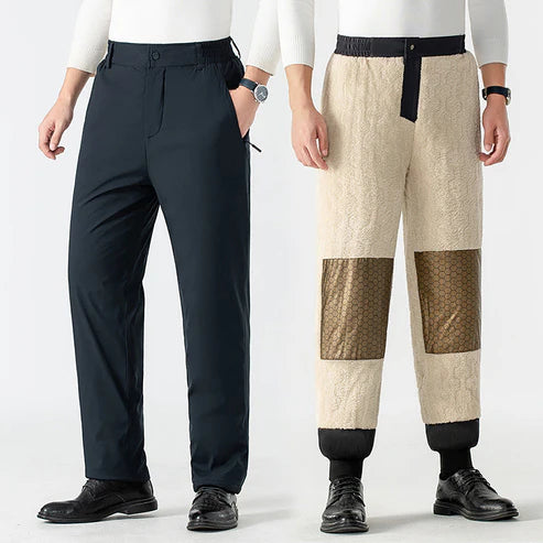 Men’s Cozy Thermal Pants With Graphene Knee Pads👖